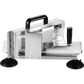 VEVOR Commercial Tomato Slicer, 1/4 inch Tomato Cutter Slicer, Stainless Steel Heavy Duty Tomato Slicer Machine