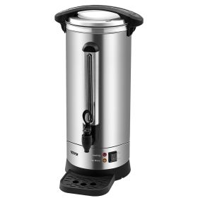 VEVOR Commercial Coffee Urn 110 Cup Stainless Steel Coffee Dispenser Fast Brew