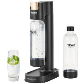 VEVOR Sparkling Water Maker, Soda Maker Machine for Home Carbonating, Seltzer Water Starter Kit with 2 BPA-free 1L PET Bottles