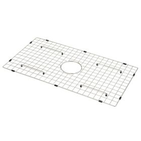 VEVOR Sink Protector Grid, 28.5"x15.6" Stainless Steel Sink Grates, Centered Drain Sink Grates with R20 Corner Radius, Large Sink Bottom Grids