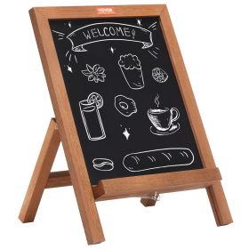 VEVOR Tabletop Chalkboard Sign, Message Signs with Chalks, Freestanding Framed Memo Board, Vintage Wooden Magnetic Chalk Board