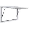 VEVOR Concession Window 48"x36", Aluminum Alloy Food Truck Service Window with Awning Door & Drag Hook