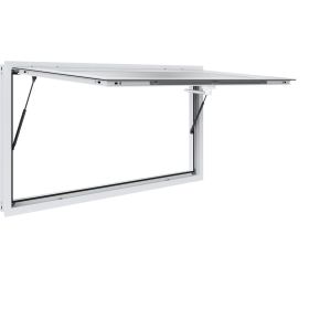 VEVOR Concession Window 72"x36", Aluminum Alloy Food Truck Service Window with Awning Door & Drag Hook