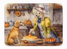 Yellow Lab Fall Kitchen Pumpkins Memory Foam Kitchen Mat Machine Washable Anti-Fatigue Mat Cushion Comfort Bath Mat or Kitchen Rug