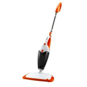 VEVOR Steam Mop, 5-in-1 Hard Wood Floor Cleaner with 4 Replaceable Brush Heads, for Various Hard Floors, Like Ceramic, Granite, Marble, Linoleum