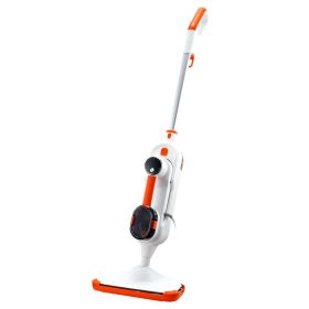 VEVOR Steam Mop, 8-in-1 Hard Wood Floor Cleaner with 7 Replaceable Brush Heads, for Various Hard Floors, Like Ceramic, Granite, Marble, Linoleum