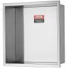 VEVOR 13"x13" No Tile Shower Niche 304 Stainless Steel, Wall-Inserted Niche Recessed Double Shelves