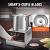 VEVOR Food Processor & Vegetable Chopper, 16 Quart, 1400W Food-Grade Stainless Steel Food Processor Chopper with 2 Extra S-Curve Blades