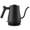 VEVOR 1L Electric Gooseneck Kettle, 1200W Fast Heating Gooseneck Pour Over Coffee Tea Kettle