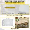 VEVOR Plastic Table Cover 40 x 72 Inch, 1.5 mm Thick Clear Table Protector, Rectangle Clear Desk Mat