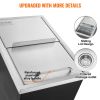 VEVOR Drop in Ice Chest, 18"L x 12"W x 14.5"H Stainless Steel Ice Cooler, Commercial Ice Bin with Sliding Cover, 40.9 qt Outdoor Kitchen Ice Bar