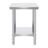 Stainless Steel Commercial Kitchen Work Food Prep Table 24"x 24"