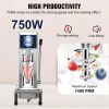 VEVOR 110V Frozen Yogurt Blending Machine 750W, Yogurt Milkshake Ice Cream Mixing Machine 304 Stainless Steel Construction