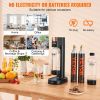 VEVOR Sparkling Water Maker, Soda Maker Machine for Home Carbonating, Seltzer Water Starter Kit with 2 BPA-free 1L PET Bottles, 2 CO2 Cylinders