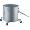 VEVOR Fryer Grease Bucket, 8 Gal Oil Disposal Caddy with Caster Base, Carbon Steel with Rust-Proof Coating, Oil Transport Container with Lid