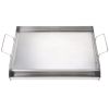 VEVOR Stove Top Griddle, 23.5"x16" Pre-Seasoned Stainless Steel Griddle, Rectangular Double Burner Griddle Pan