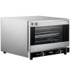 VEVOR Commercial Convection Oven, 47L/43Qt, Half-Size Conventional Oven Countertop, 1600W 4-Tier Toaster w/ Front Glass Door