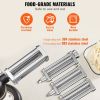 VEVOR Pasta Attachment for KitchenAid Stand Mixer, Stainless Steel Pasta Roller Cutter Set Including Pasta Sheet Roller