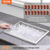 VEVOR Drop in Ice Chest, 22"L x 17"W x 12"H Stainless Steel Ice Cooler, Commercial Ice Bin with Cover, 40 qt Outdoor Kitchen Ice Bar