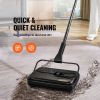 VEVOR Carpet Sweeper, 7.87 in Sweeping Paths, Floor Sweeper Manual Non Electric