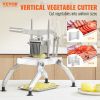 VEVOR Commercial Vegetable Slicer, 1/4 and 1/2 inch Tomato Slicer, Stainless Steel and Aluminum Alloy Vegetable Cutter Slicer