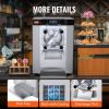 VEVOR Commercial Ice Cream Machine, 12 L/H Yield, 1713W Single Flavor Countertop Hard Serve Ice Cream Maker, 4.5L Stainless Steel Cylinder