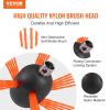 VEVOR 39 Feet Chimney Sweep Kit, w/ 12 Reinforced Nylon Flexible Rods, Ergonomic Chimney Cleaning Brush, 360-Degree Brush Chimney Cleaner