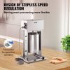 VEVOR Electric Sausage Stuffer 15L Variable Speed Sausage Maker Stainless Steel