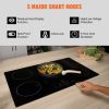 VEVOR Electric Cooktop, 5 Burners, 30'' Induction Stove Top, Built-in Magnetic Cooktop 9200W, 9 Heating Level Multifunctional Burner