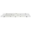 VEVOR Sink Protector Grid, 28.5"x15.6" Stainless Steel Sink Grates, Centered Drain Sink Grates with R20 Corner Radius, Large Sink Bottom Grids