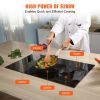 VEVOR Electric Cooktop, 5 Burners, 30'' Induction Stove Top, Built-in Magnetic Cooktop 9200W, 9 Heating Level Multifunctional Burner