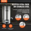 VEVOR Electric Brewing System, 8 GALLON Brewing Stock Pot, All-in-One Home Beer Brewer, 304 Stainless Steel Brewing Supplies with Panel