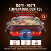 VEVOR Electric Roaster Oven, 24 QT Turkey Roaster Oven with Self-Basting Lid, 1450W Roaster Oven with Defrost & Warm Function, Adjustable Temp