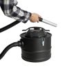 VEVOR Ash Vacuum Cleaner, 4 Gallon with 1200W Powerful Suction, Ash Vac Collector with 47.2 in Flexible Hose, for Fireplaces, Log Burner, Grills