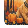 Lakeland Terrier Fall Memory Foam Kitchen Mat Machine Washable Anti-Fatigue Mat Cushion Comfort Bath Mat or Kitchen Rug