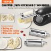 VEVOR Pasta Attachment for KitchenAid Stand Mixer, Stainless Steel Pasta Roller Cutter Set Including Pasta Sheet Roller