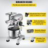 VEVOR Commercial Stand Mixer, 20Qt Stainless Steel Bowl, 1100W 2 in 1 Multifunctional Electric Food Mixer with Meat Grinder & 3 Speeds