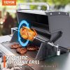 VEVOR Universal Grill Rotisserie Kit for Grills, Electric BBQ Grill with 110V 9W Motor, Stainless Steel Automatic Grilling Kit