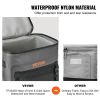 VEVOR Soft Cooler Bag, 30 Cans Soft Sided Cooler Bag Leakproof with Zipper, Waterproof Soft Cooler Insulated Bag